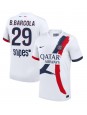 Billige Paris Saint-Germain Bradley Barcola #29 Bortedrakt 2025-26 Kortermet